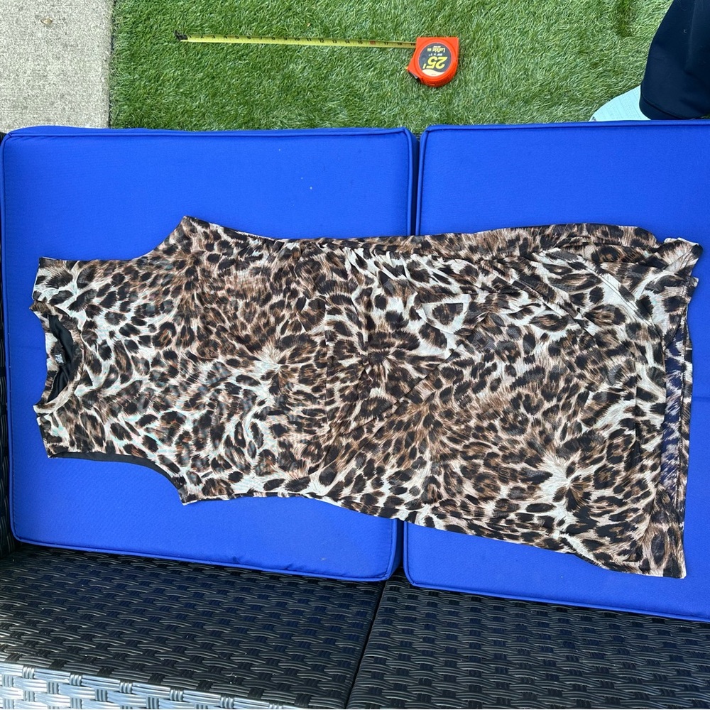 Free Press size L dress animal print